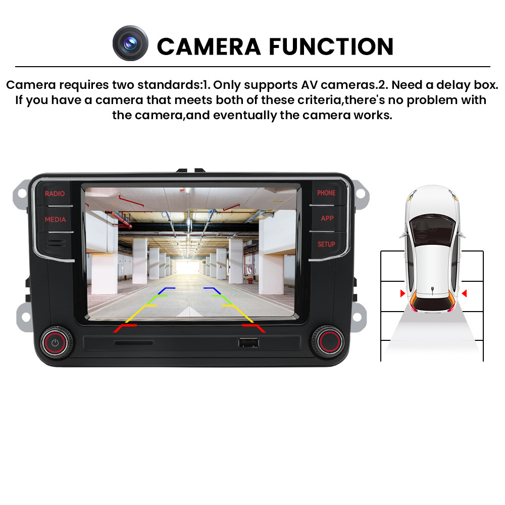 6.5Inch CarPlay Android Auto Radio RCD360 PRO 187B RCD330 For VW TIGUAN Golf CC