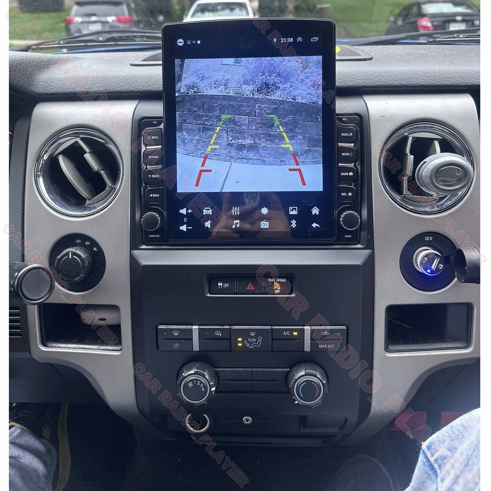 PLUG &PLAY Stereo Radio 2DIN Android Carplay GPS 2+32GB For Ford F-150 2009-2014