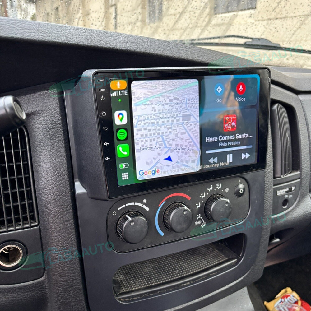 For 2002-2004 2005 Dodge Ram Radio Stereo Apple CarPlay Android Auto Navi FM GPS