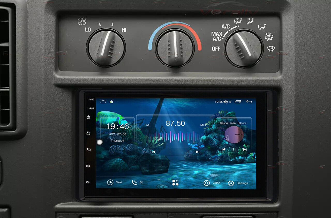 For 2003-2006 Chevy Express Wired & Wireless CarPlay Auto Navi Radio