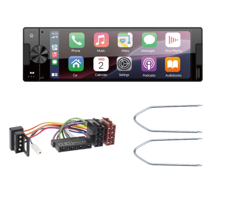 Ampire CPR60 Radio 6.38” Display DAB+ for Mercedes E-Class W124 S-Class W126