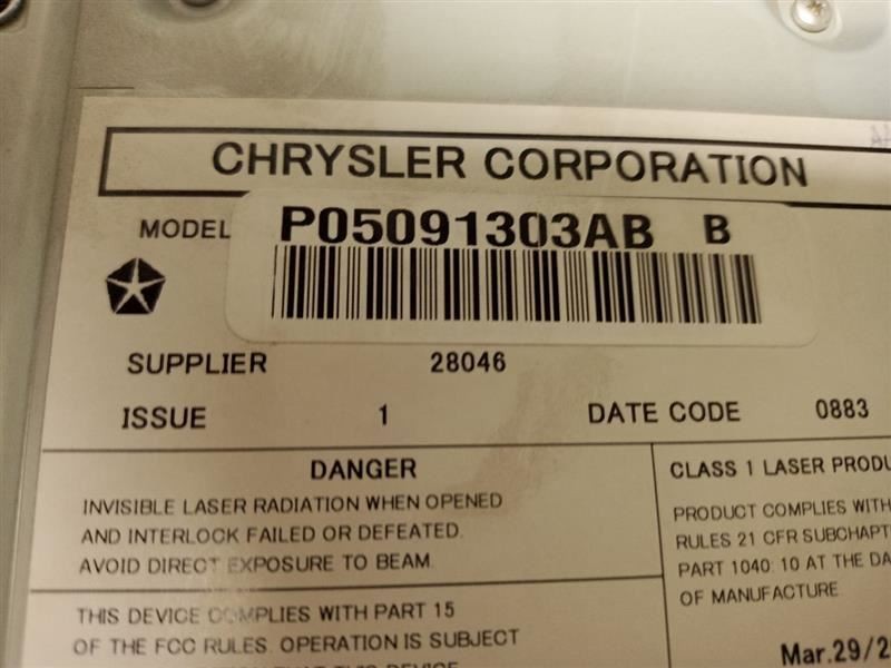 Audio Equipment Radio Classic Style Fits 13-20 DODGE 1500 PICKUP 715638