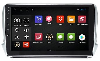 “ESTOCK1 ANDROID 11 CARDTABLET FOR PEUGEOT 2008 2GB MEMORY – 32GB ROM CAR RADIO 10”
