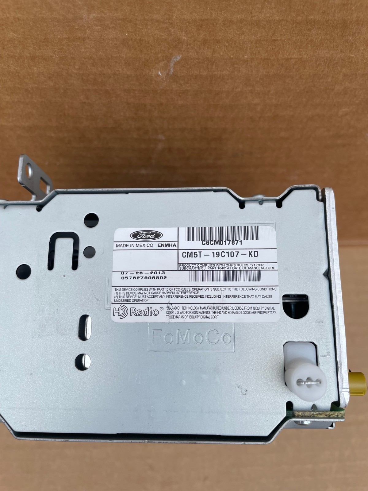 Ford Focus ST 2013 – 2017 Radio Control Unit-Am Fm Radio Mp3 Cd Player