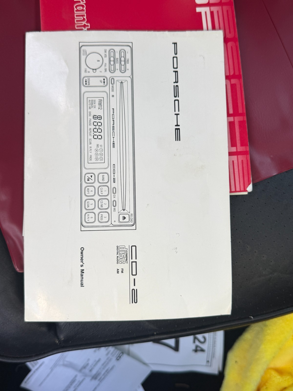 OEM Porsche CD-2 CD Player Radio 964 993 928 968 944 w/ Code Cards Tested