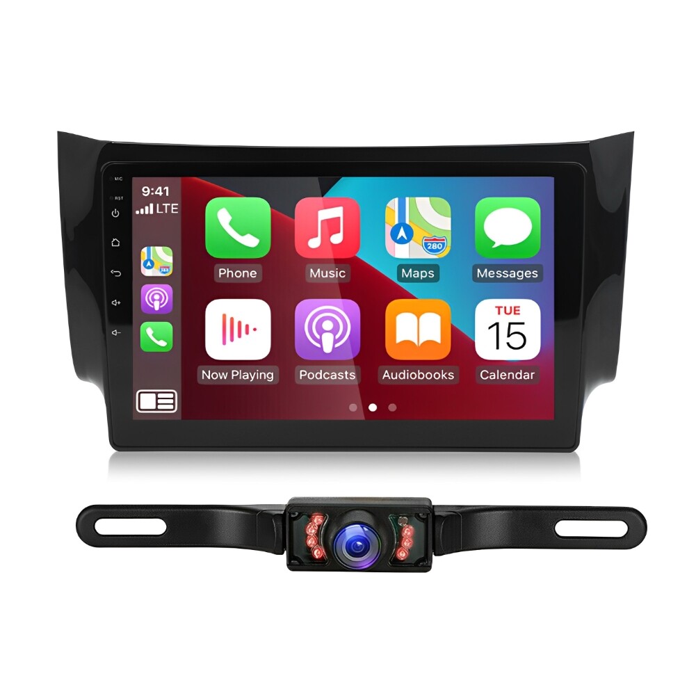 Apple Carplay For Nissan Sentra 2013-2018 Car Radio Stereo Android 13 GPS Navi