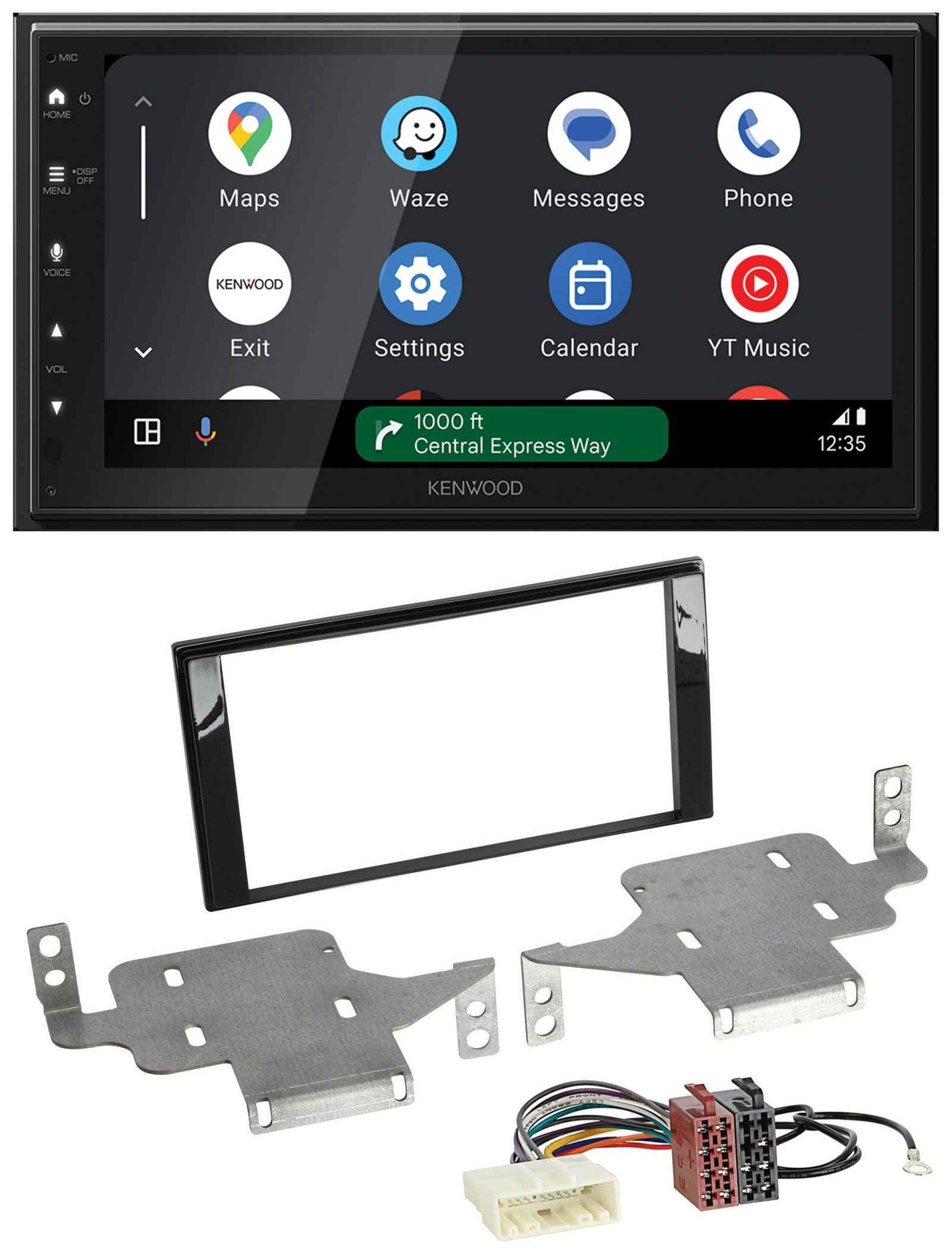 Kenwood DAB Bluetooth USB MP3 2DIN Car Stereo for Nissan Juke (2014 onwards)