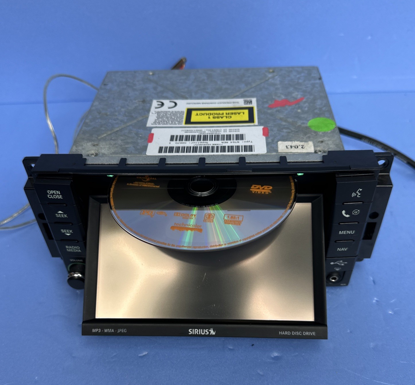 2010 Chrysler 300 Navi Radio Display Unit OEM Radio PN# P05064816AB With Code