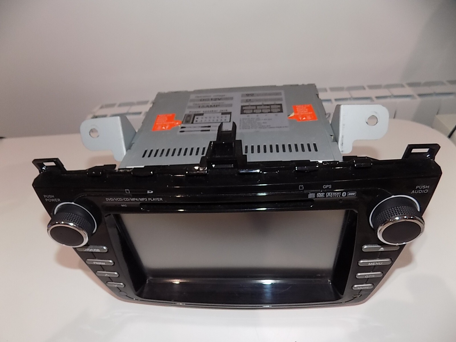 DVD VCD CD MP4 MP3 X11-15302 Player Car Stereo Head Unit Black Untested Parts