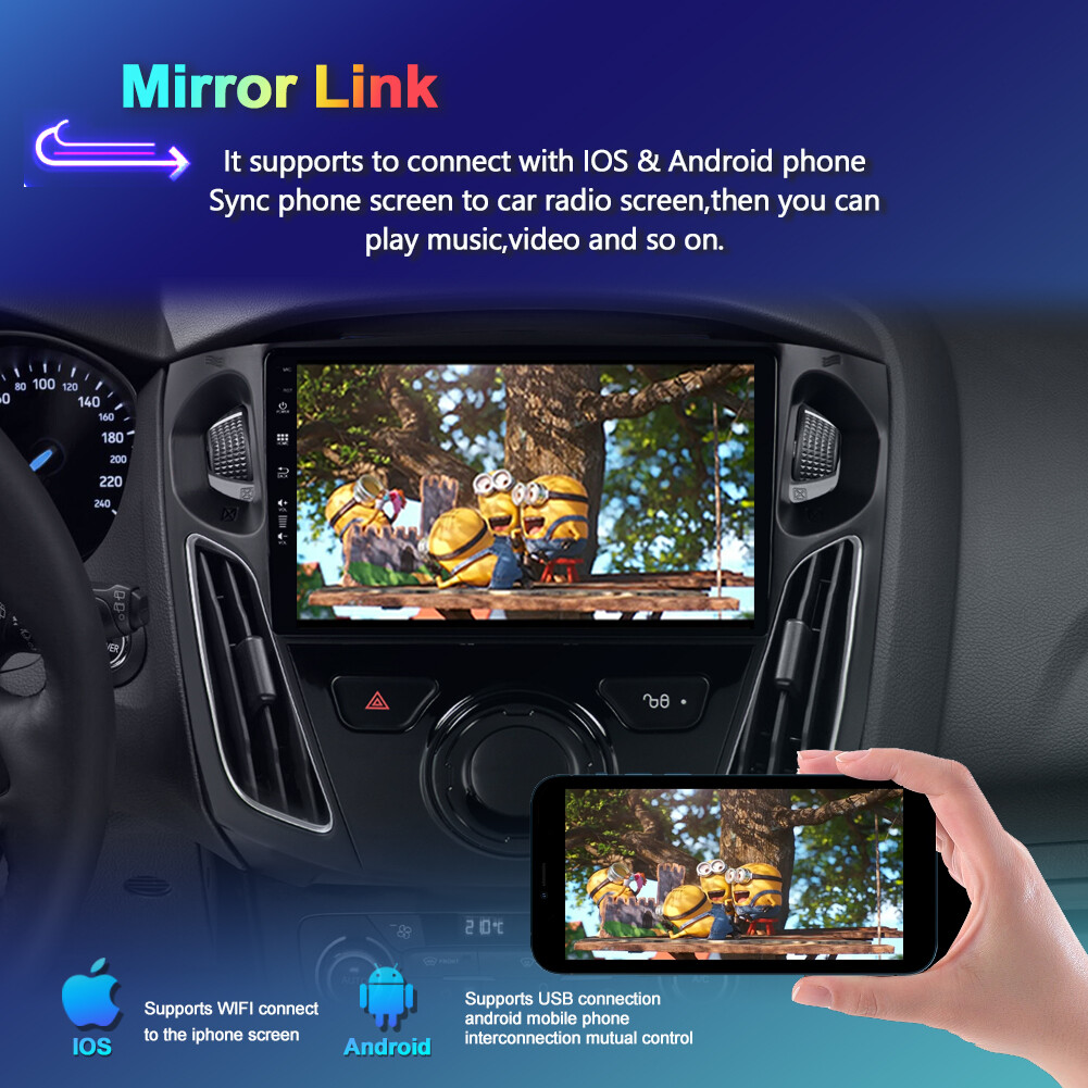 Android13 Car Stereo Head Unit For Ford Focus 2012-2018 GPS CarPlay RDS 6G+128GB