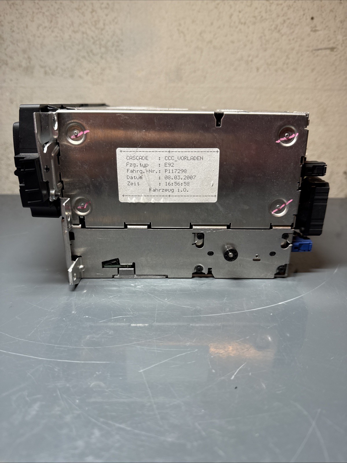 07-08 BMW E90 E91 E93 528 535i Radio Navigation CD DVD CCC Player 65839148017-01