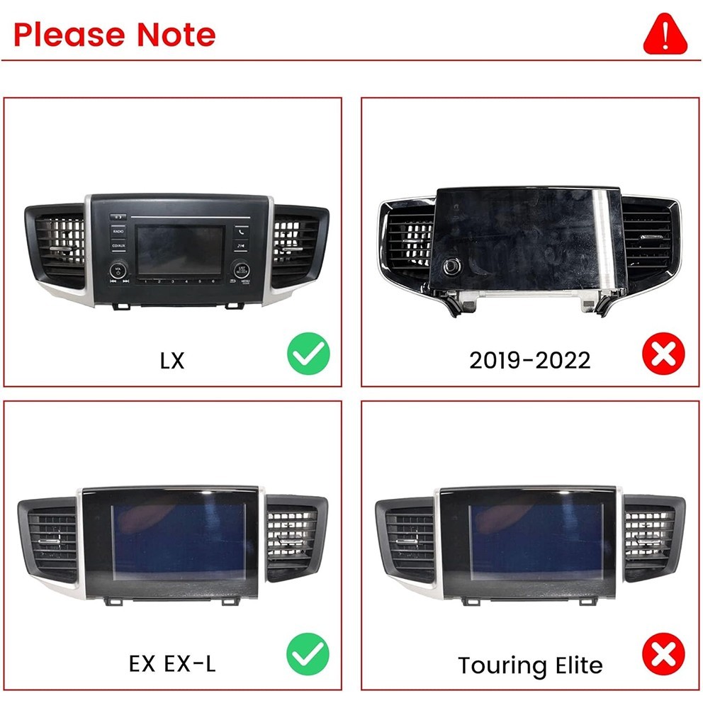 Car Radio Stereo Carplay For 2016-2020 Honda Pilot Head Unit GPS