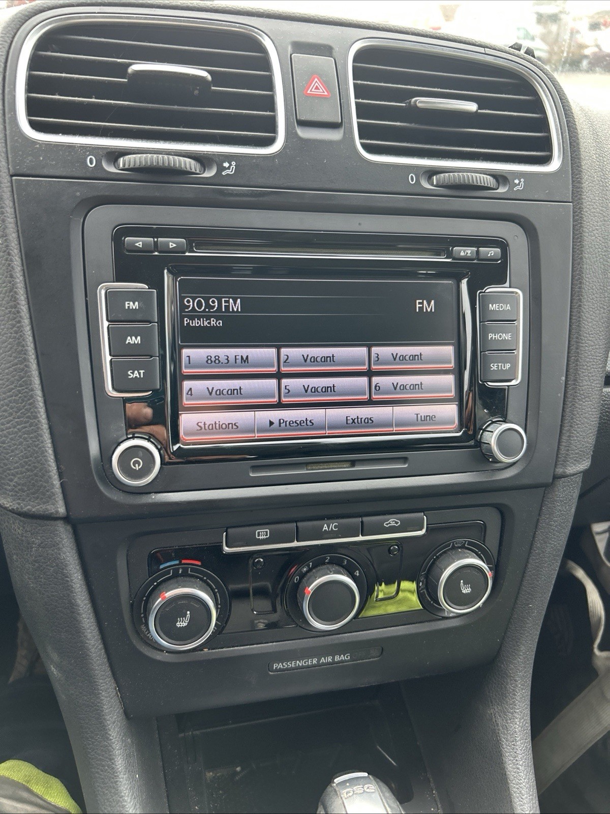 Tested !! GENUINE VW MK6 GOLF JETTA 14 13 12 11 GTI 2009 -2014 RADIO HEAD UNIT