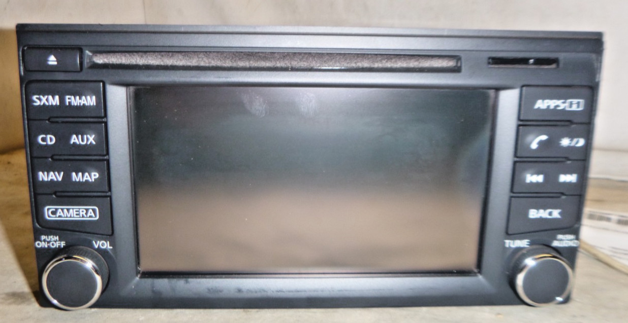 16 17 18 19 Nissan Sentra Radio Cd Gps Navigation & Card 259154AF0C SBA19