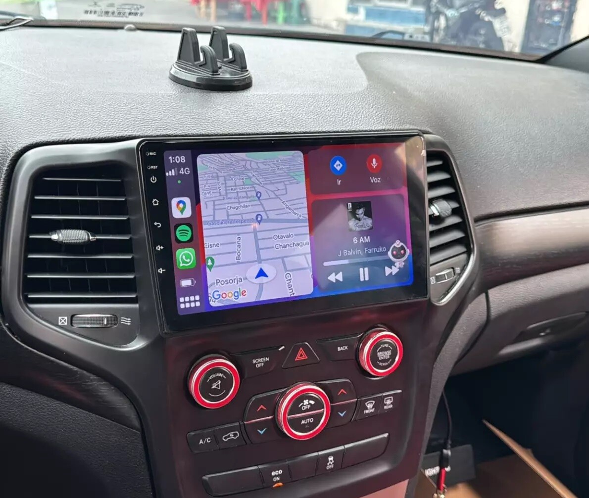 For 2014-2022 Jeep Grand Cherokee Tesla Style Android13 Car Radio Stereo Carplay