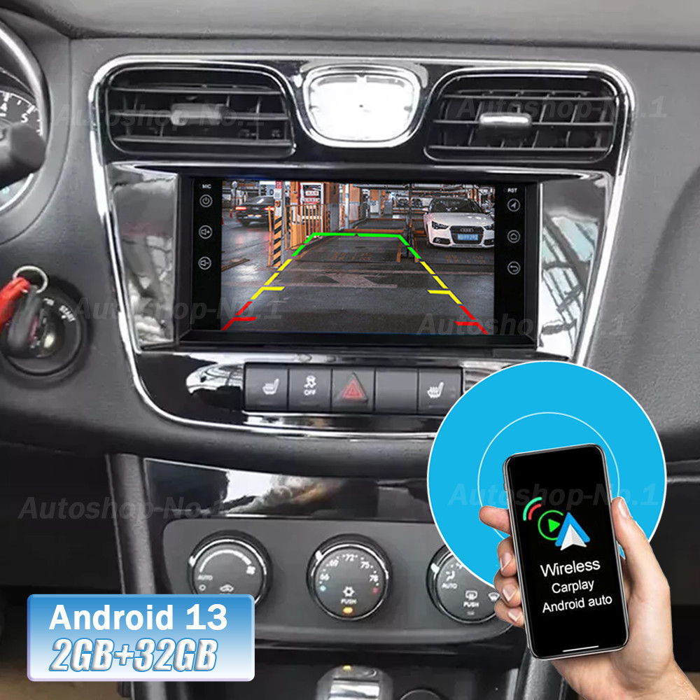 7″ Para 2011-2014 Chrysler 200 Android 14.0 GPS Apple Carplay Stereo Radio