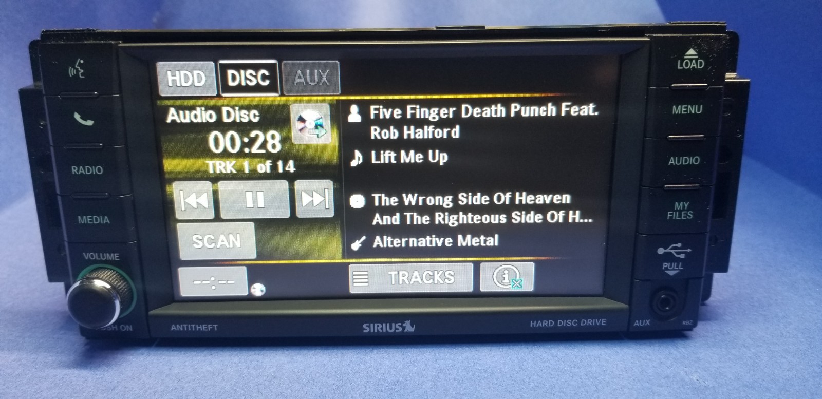 CHRYSLER/DODGE/JEEP MYGIG 430 HIGH SPEED RBZ RADIO (P05091309AE)