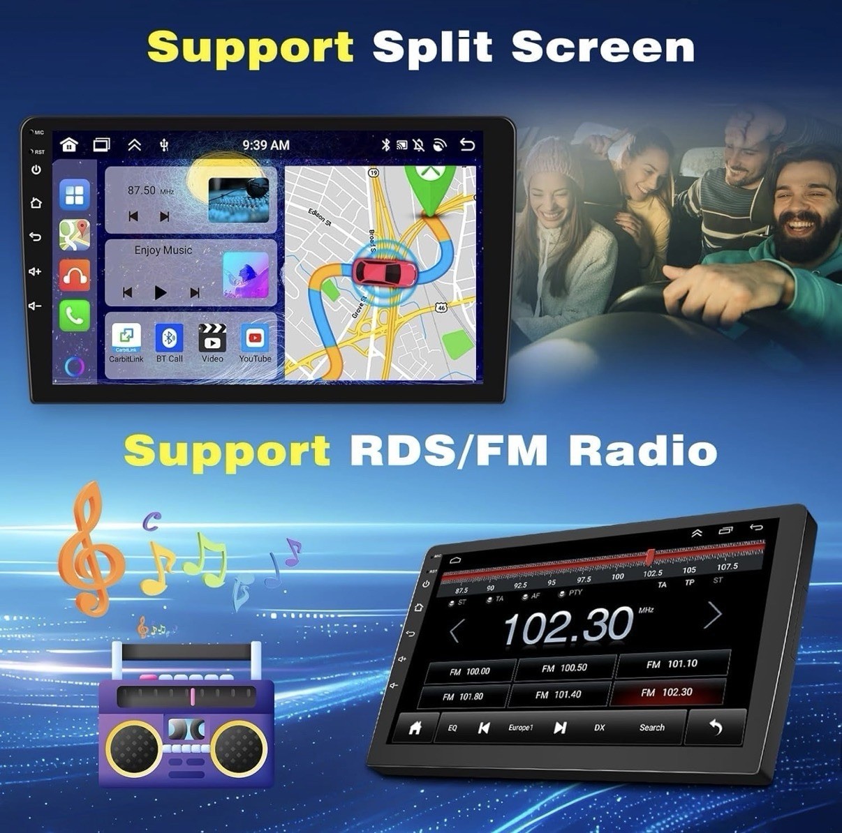 Carplay Radio for Mazda Mx-5 Miata 2006-2021 Android 14 Car Stereo GPS Navi WIFI