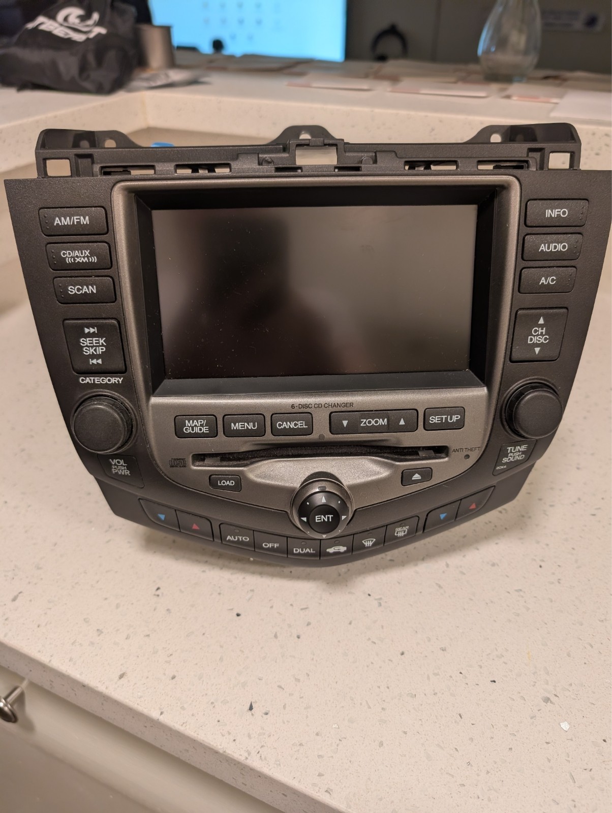 2003-2007 Honda Accord OEM Navigation GPS/Entertainment/Six CD/Radio Head Unit