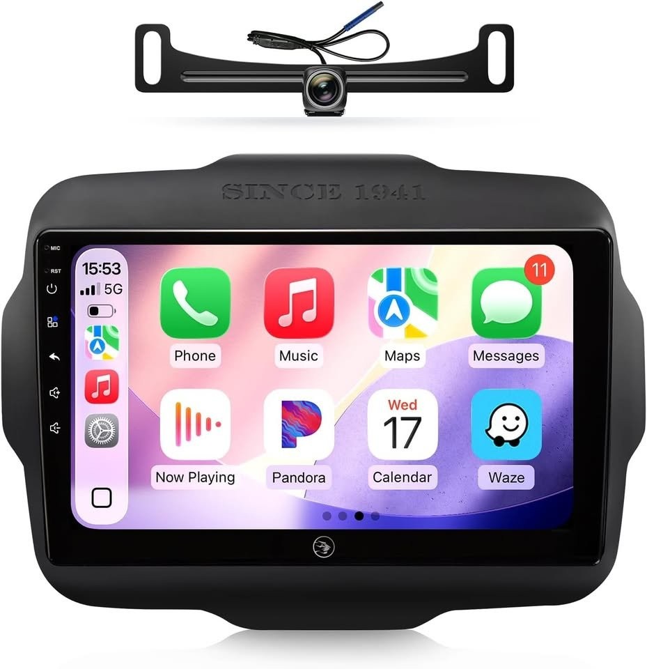 AINAVI 9″ Jeep Renegade Radio CarPlay Android Auto GPS 4+64GB