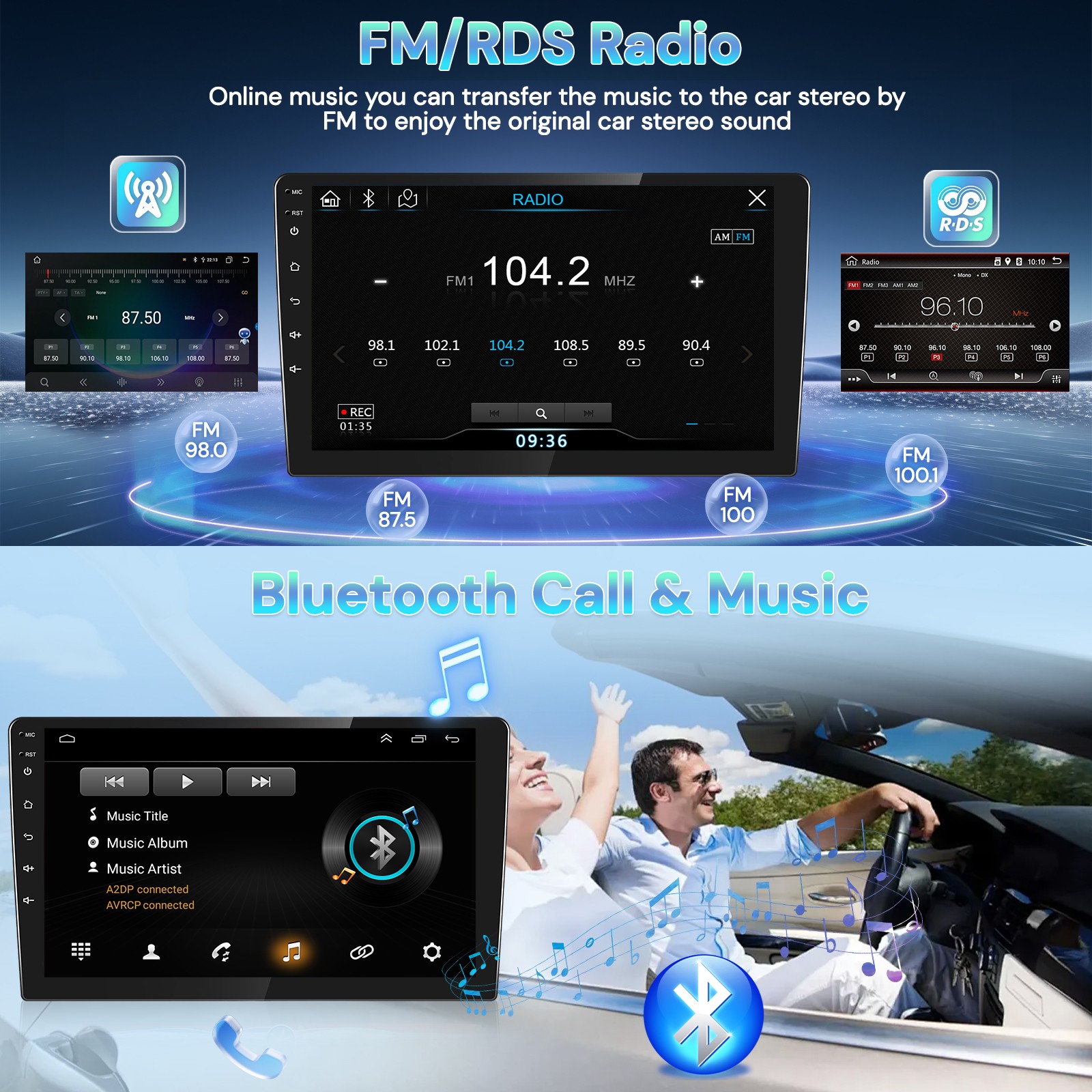CAR STEREO RADIO FOR HONDA CIVIC 2016-2020 CARPLAY ANDROID15 BT SAT NAVI 64G+CAM