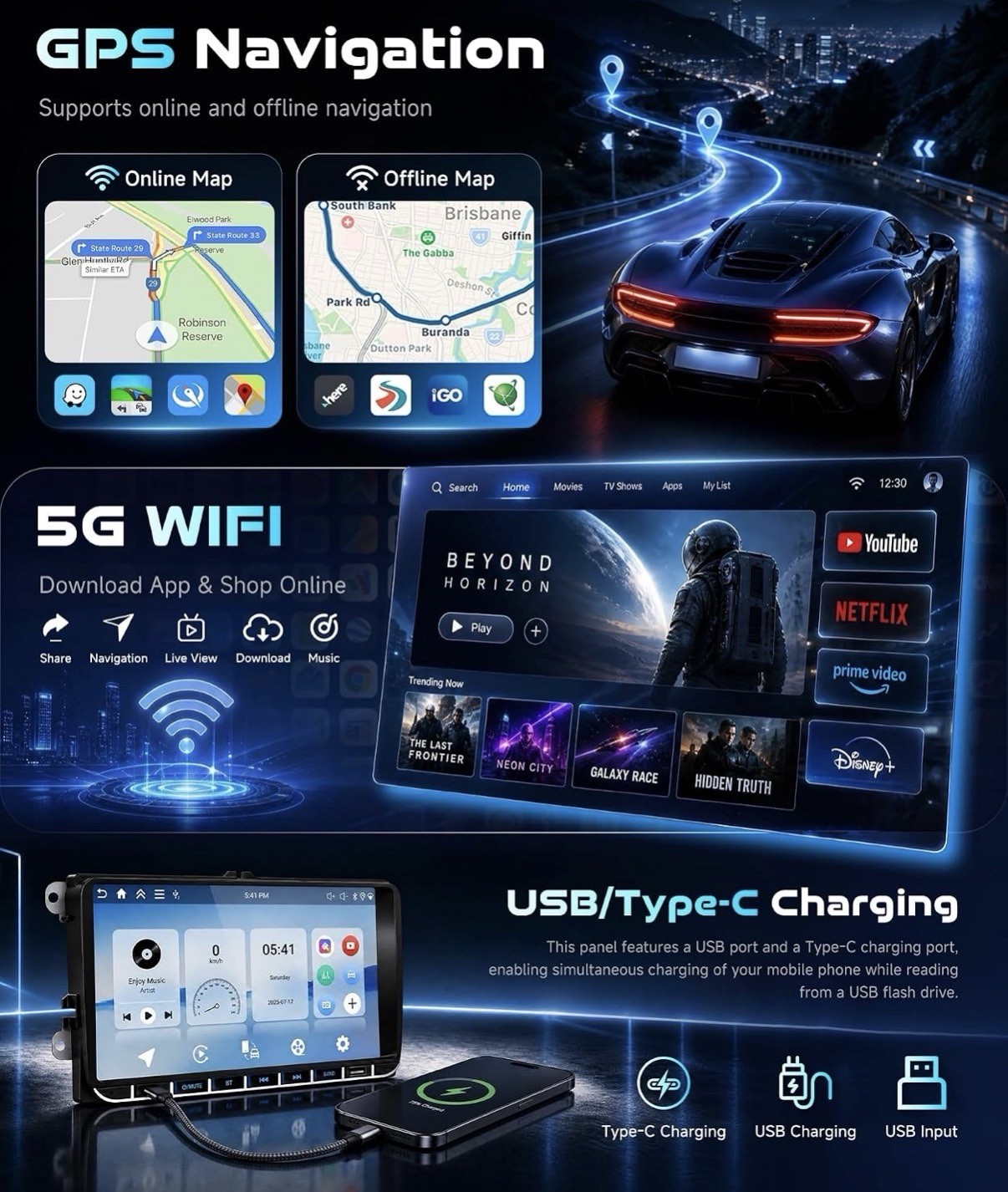 4+64G Carplay for Volkswagen Jetta Passat Beetle Tiguan Car Radio Android Auto