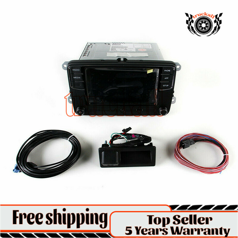 4pcs For VW Jetta MK6 Passat Tiguan 6.5″ MIB Radio & RearView Camera & Cable