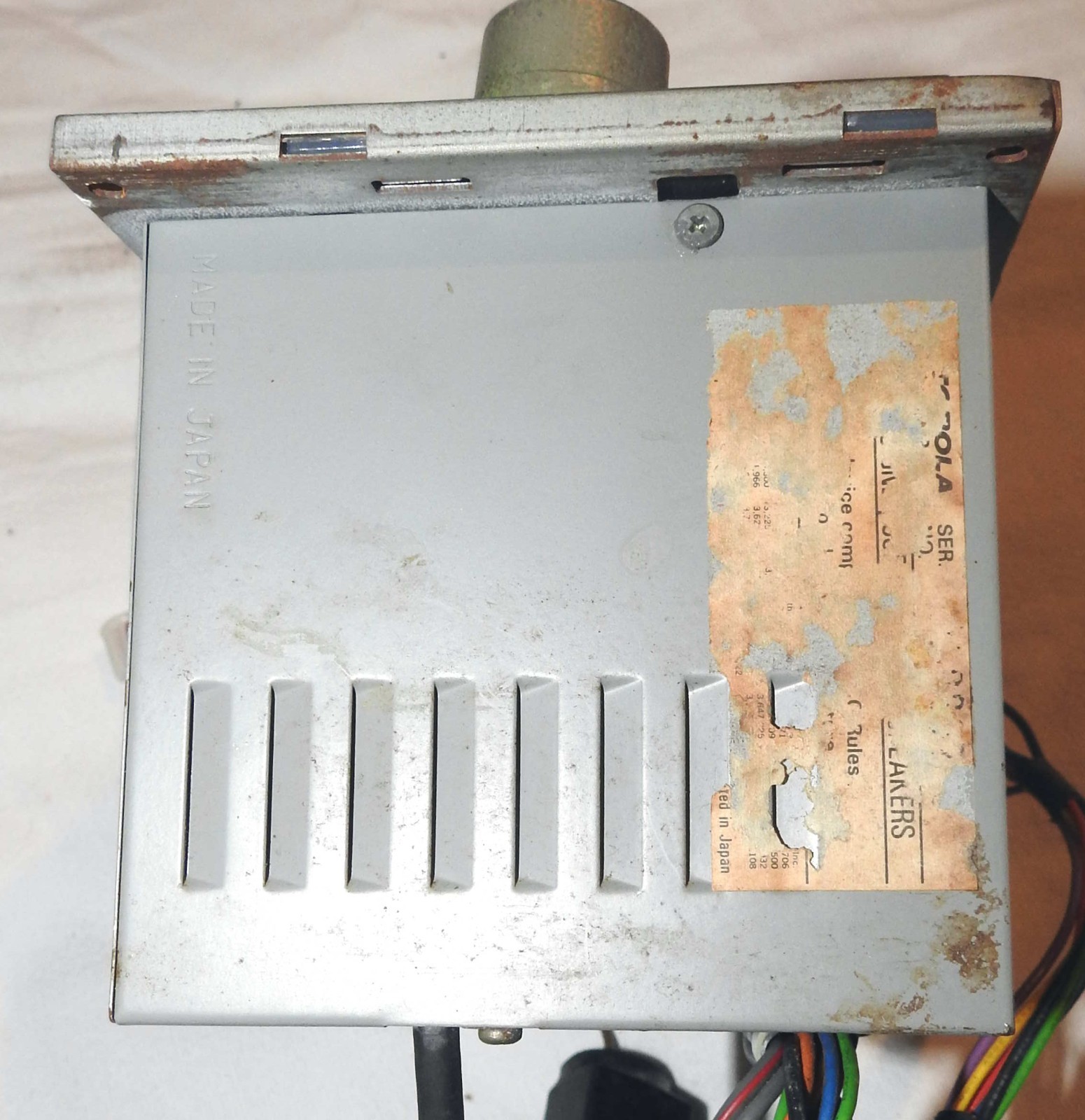 MOTOROLA Car Radio for Unknown Make, Model or Year of Car Part No. 54P40514D44