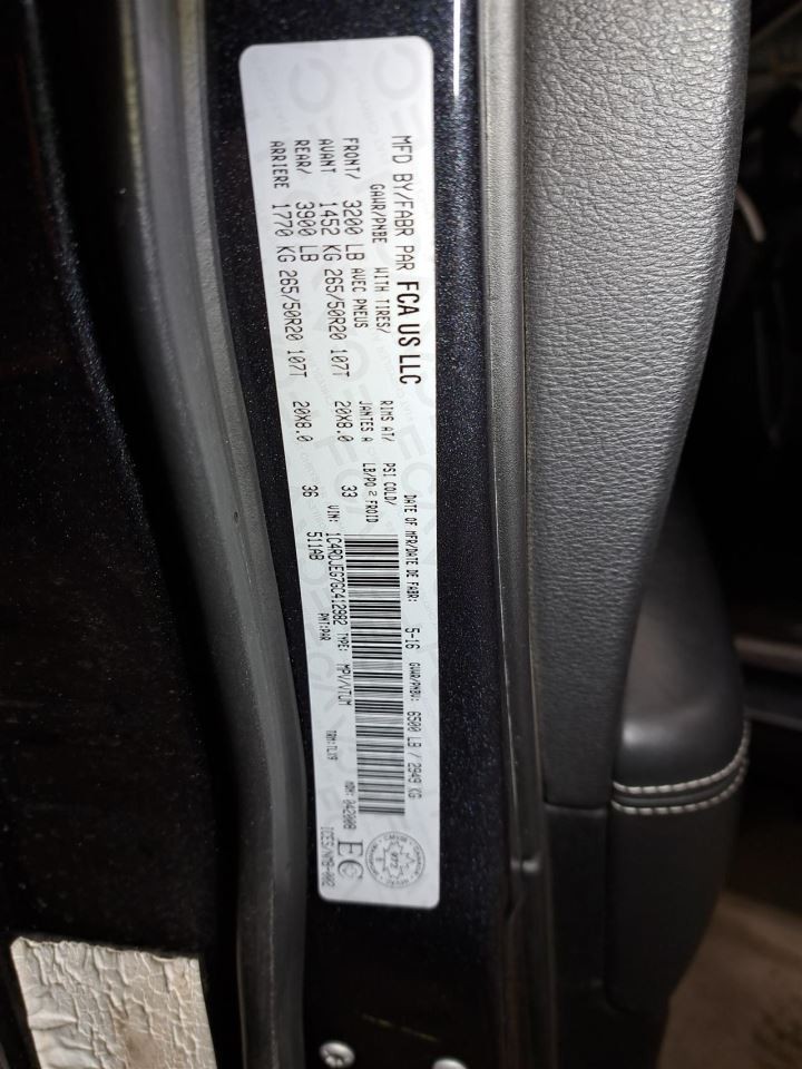 2016 Durango Cd Player Sku#4385482
