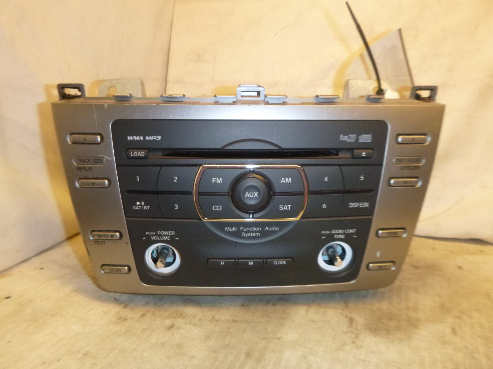 09 10 Mazda 6 Radio 6 Disc Cd Mp3 WMA Player GS3N669RXD KAY38