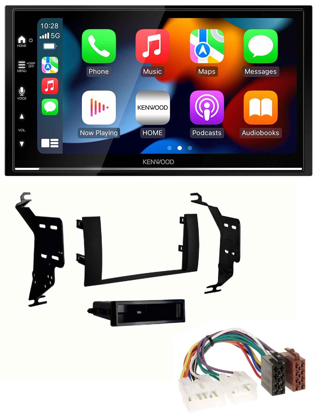Kenwood DAB USB Bluetooth 2DIN MP3 Car Stereo for Toyota Prius 2004-2009 Black
