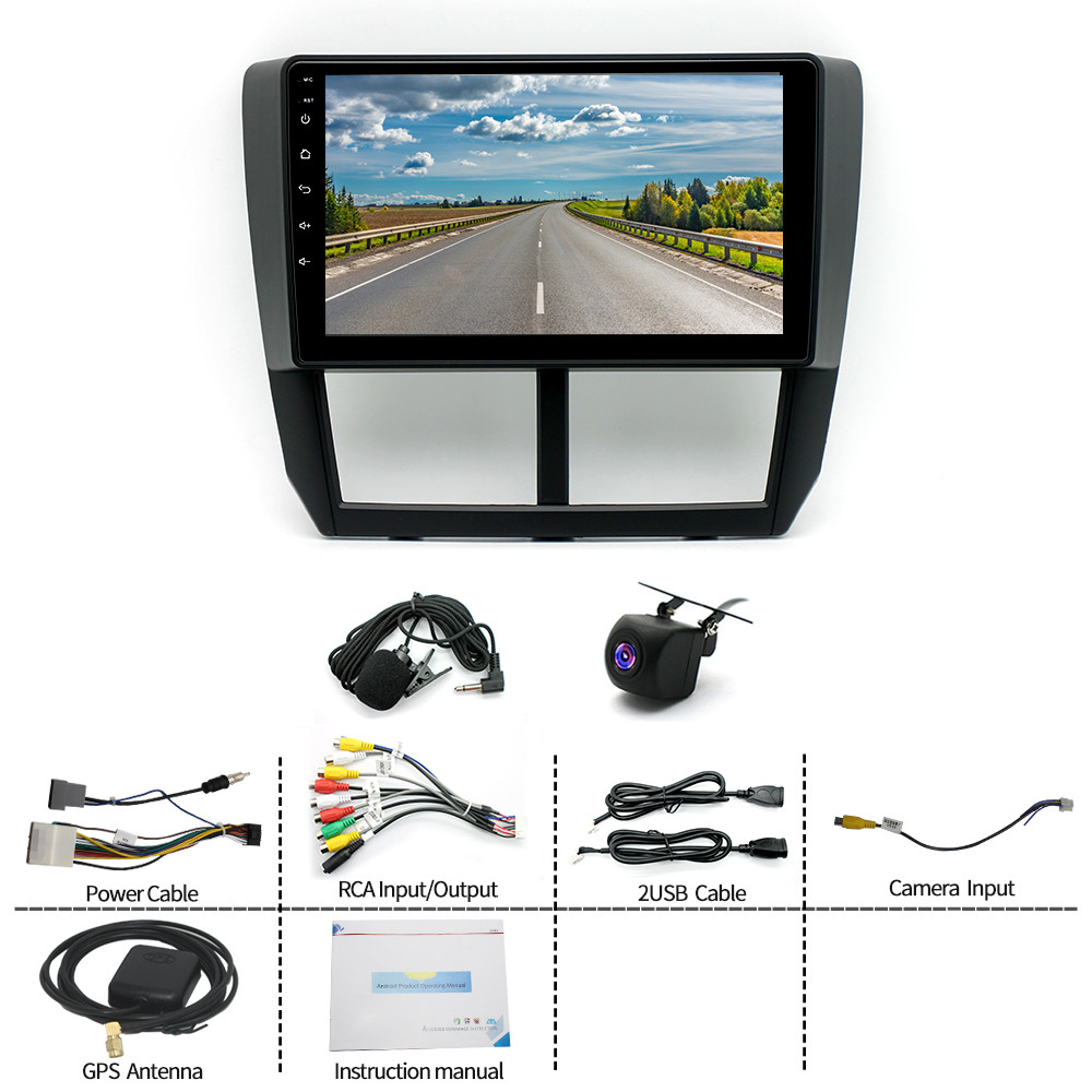 64GB Android 13 Car Stereo Radio Carplay GPS Navi for 2008-2012 Subaru Forester