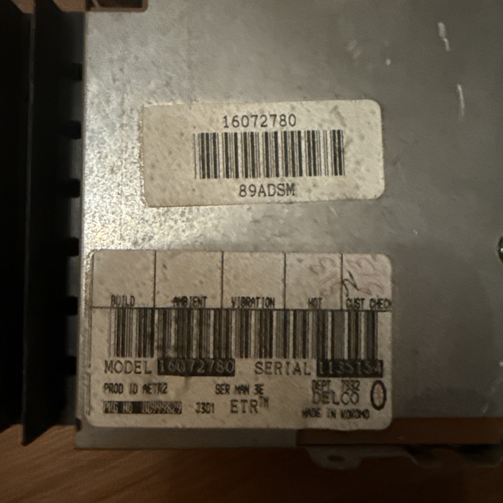88-94 Chevy GMC Truck Suburban Factory Radio Cassette Amplifier Unit Set OEM