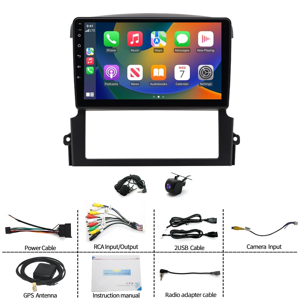 Stereo touch screen Radio GPS Navi For Kia Sorento 2004-2008 Android 15 CarPlay
