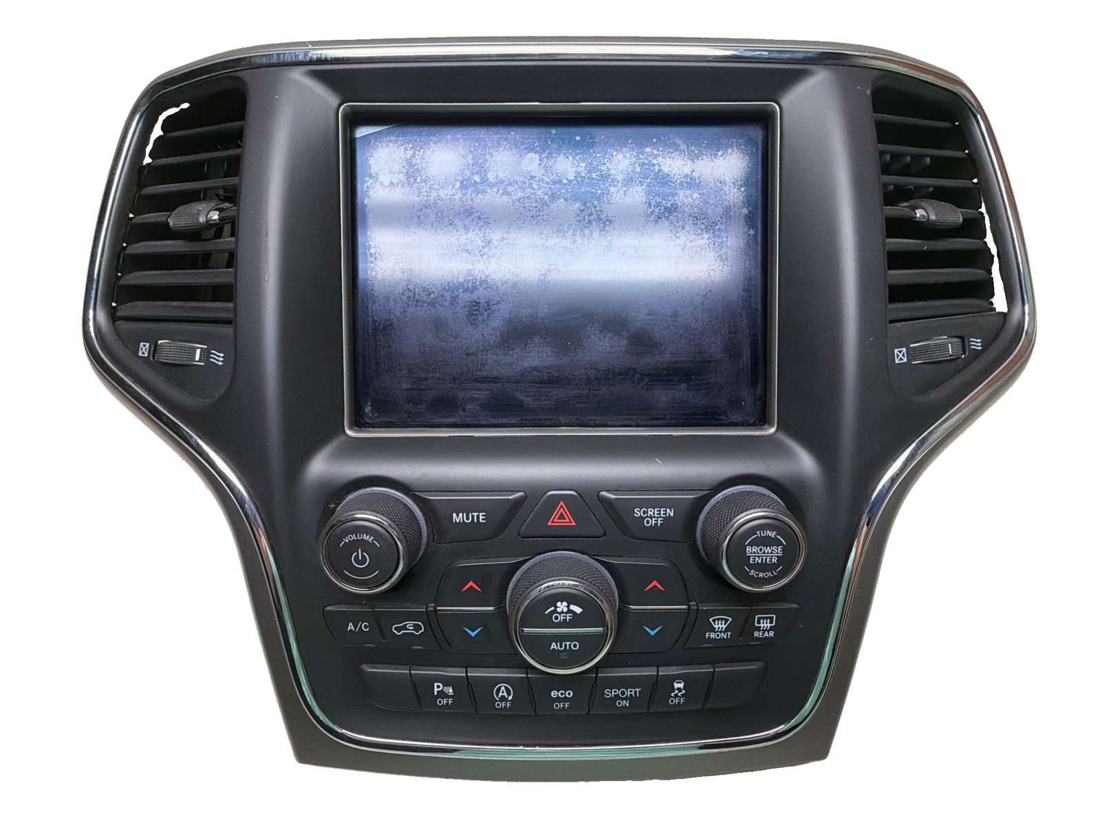 *14-18 JEEP GRAND CHEROKEE VP4 Media Radio Ctr. w/LCD SCREEN 68306656AM OEM L316