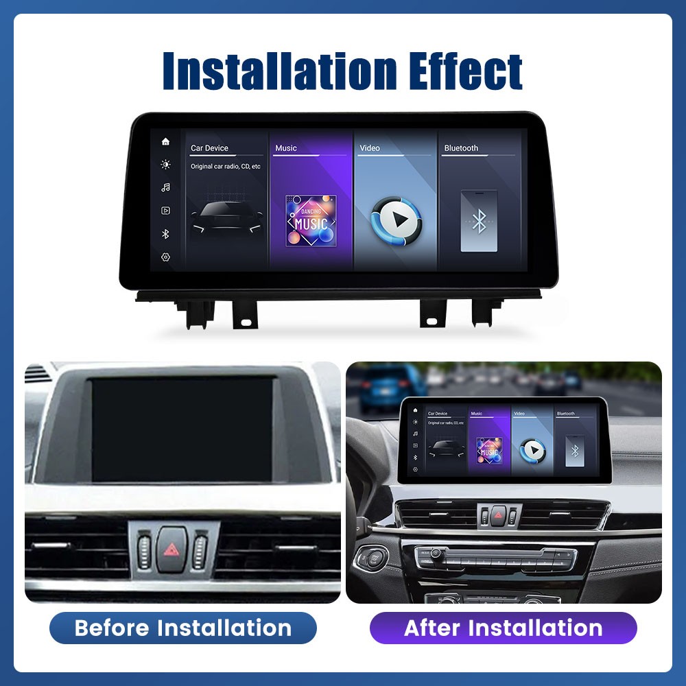12.3in Car Stereo Radio for BMW X1 F48 2016-18 NBT System GPS Navigation Carplay