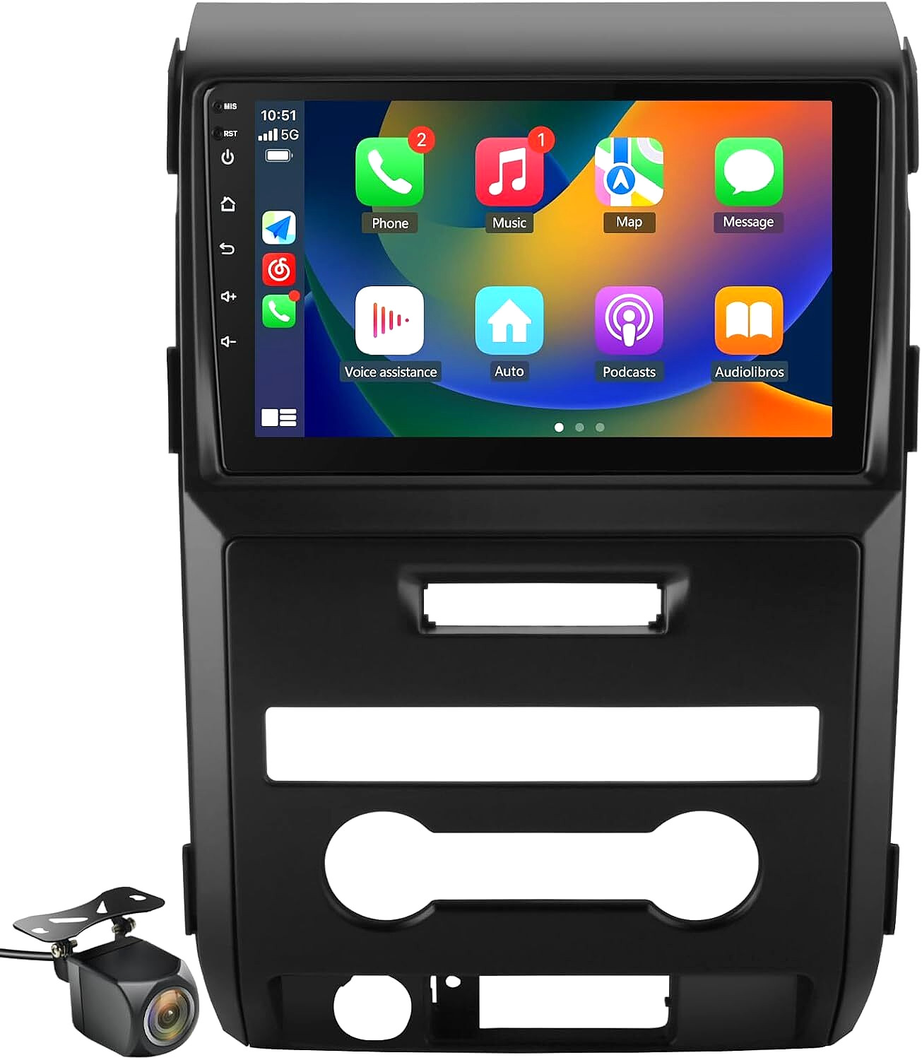 Car Stereo for Ford F-150 2009-2012 Wireless Apple CarPlay & Android Auto, WiFi