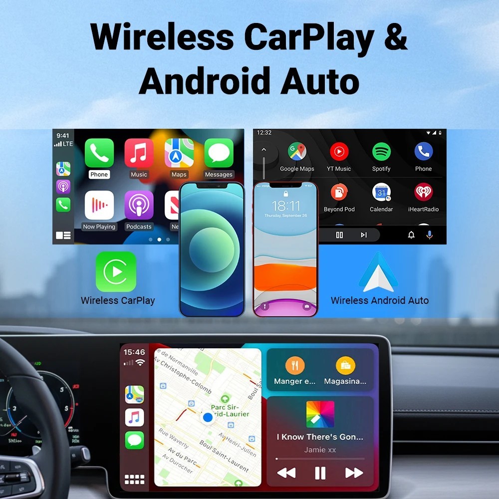 2026 Wireless CarPlay Adapter For iPhone Apple Wireless Carplay USB Plug & Play