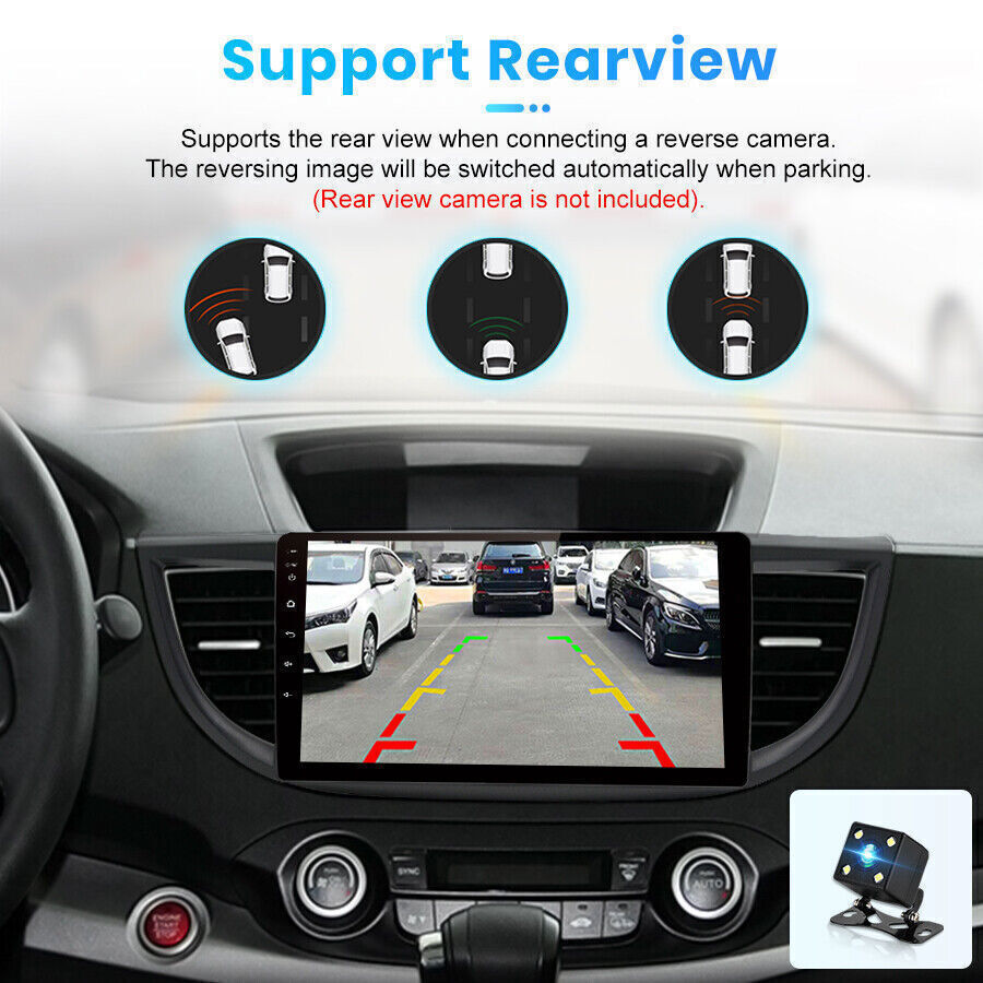 For 2012-2016 Honda CRV Apple Carplay Android 13 Car Stereo Radio GPS NAVI 10.1″