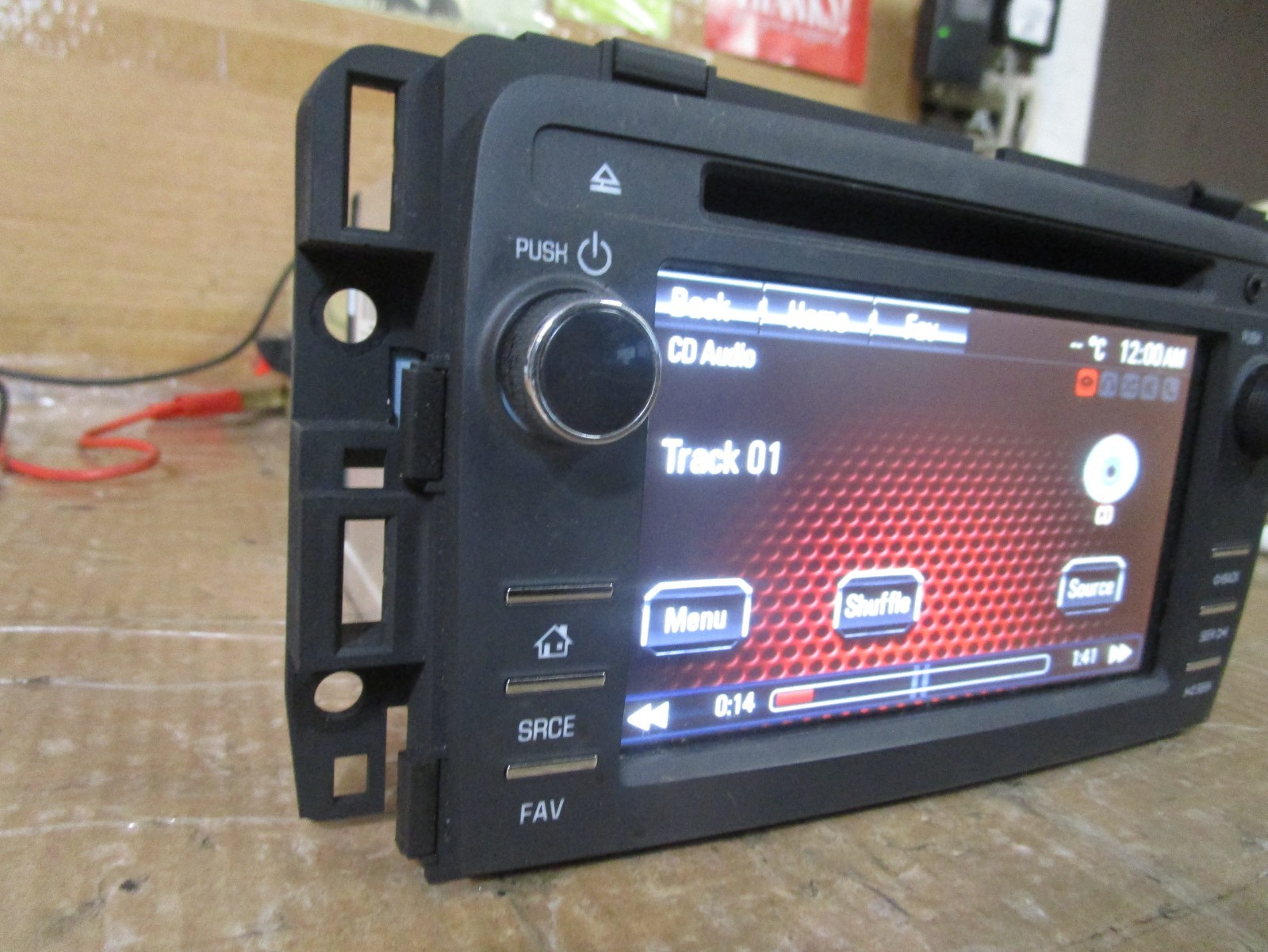 13 14 GMC Acadia Radio Stereo CD Player Receiver Display Screen 23193681