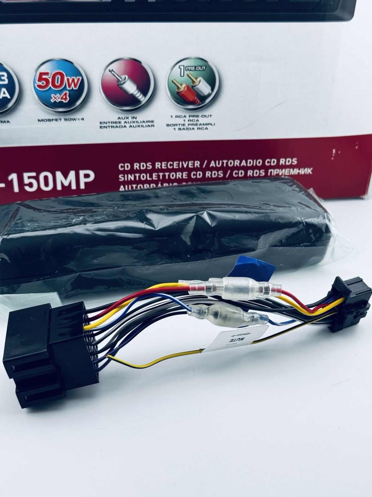 Pioneer DEH-150MP CD MP3 WMA AUX Car Stereo Head Unit Boxed Complete ISO Harness