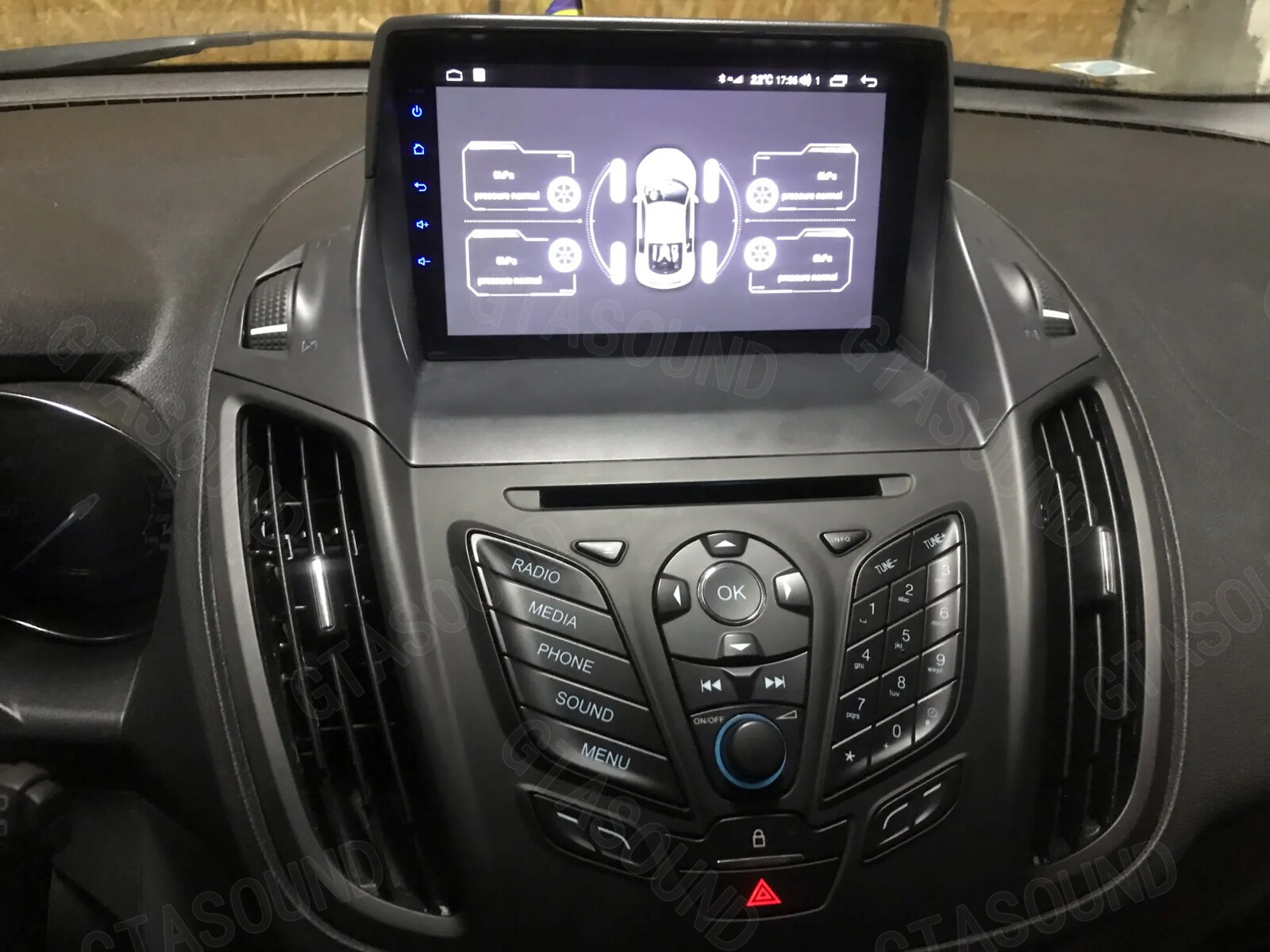 2+32GB For Ford Escape Kuga 2013-2016 Android 13 Car Stereo Radio GPS W/Camera