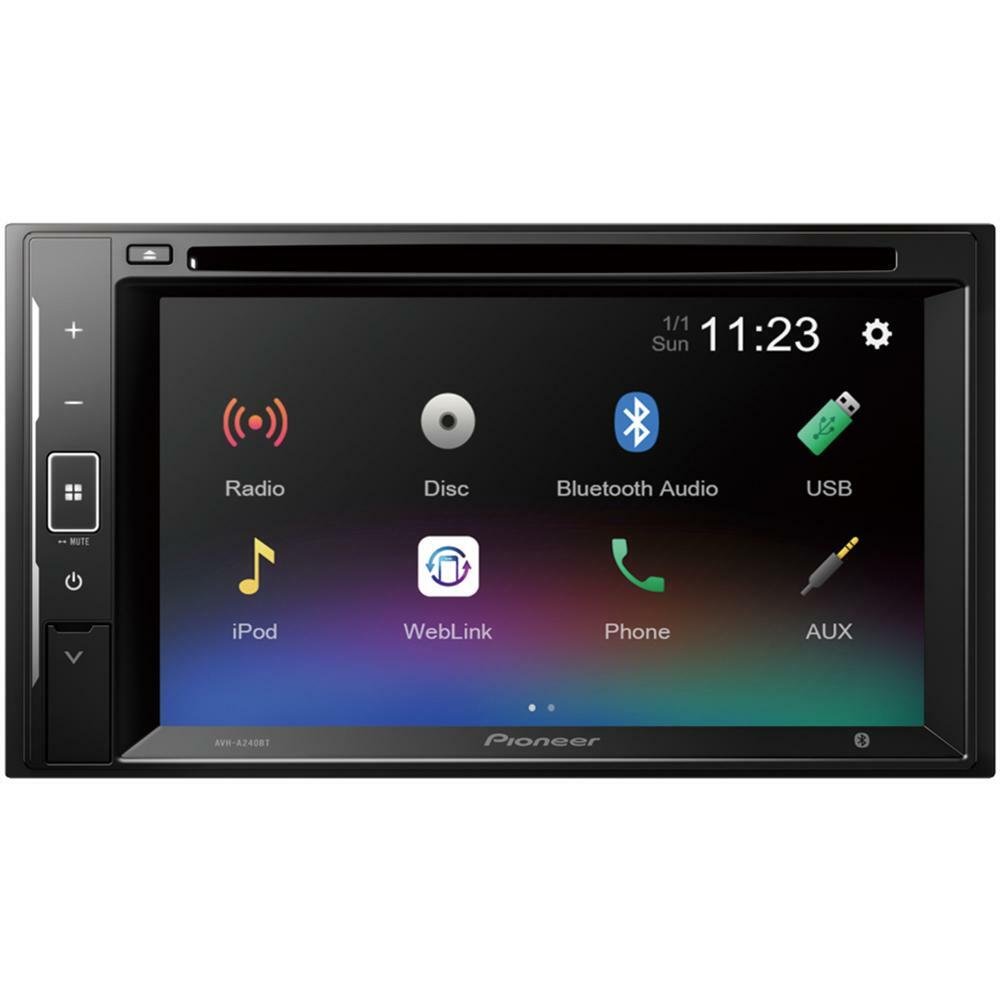 Pioneer AVH-A240BT 6.2″ CD DVD Double Din Bluetooth USB Radio Car Stereo