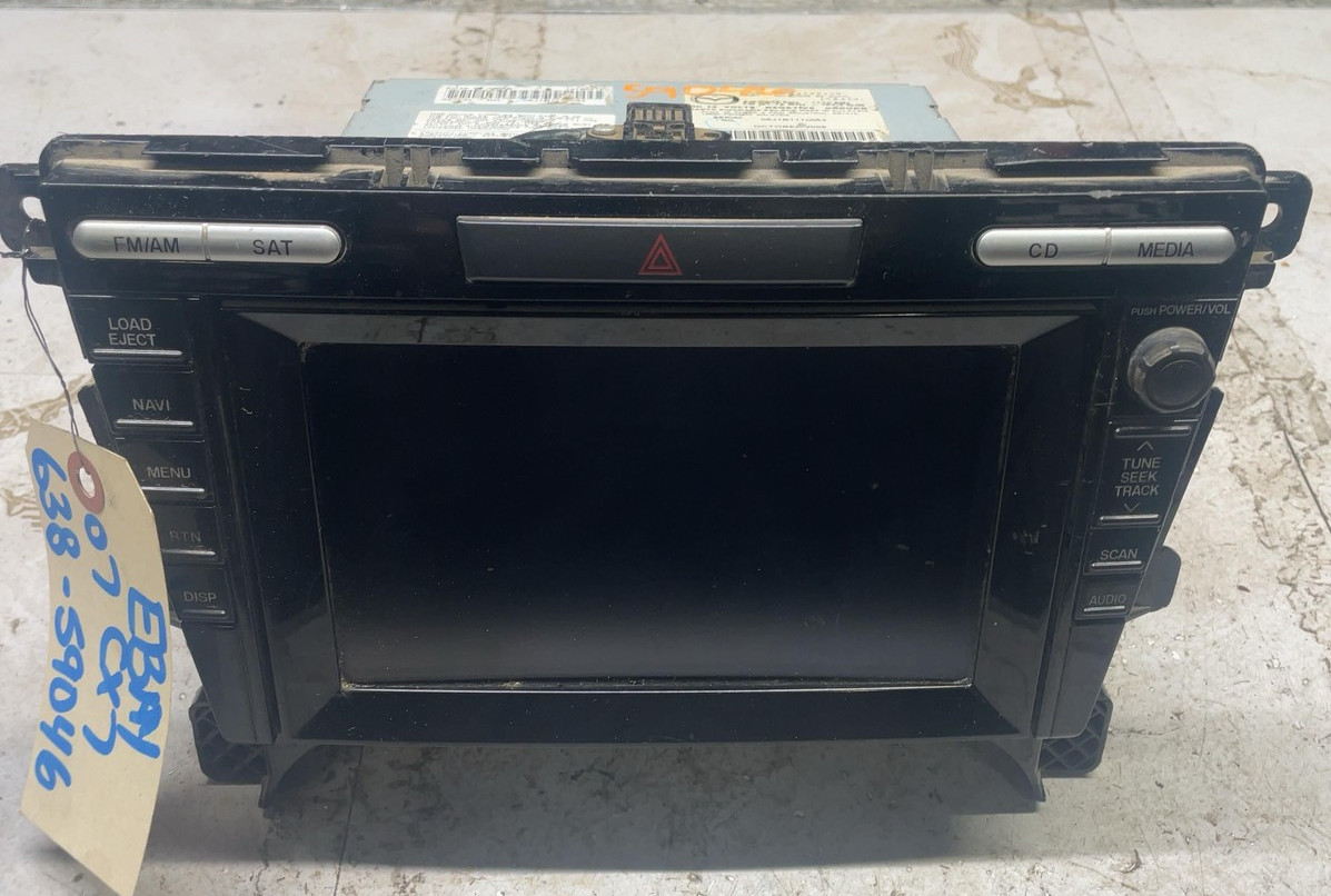 2007-2008 MAZDA CX7 Receiver, Navigation System AM-FM-CD 6 disc in dash OEM