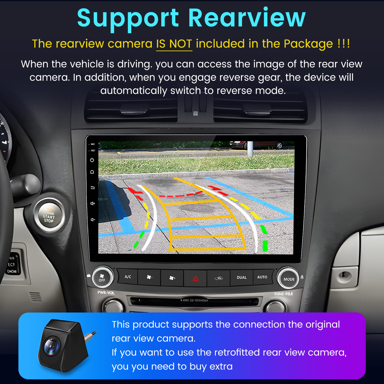 For Lexus IS250 IS350 2005-13 6+128G Android15 Carplay Car Stereo Radio GPS Navi
