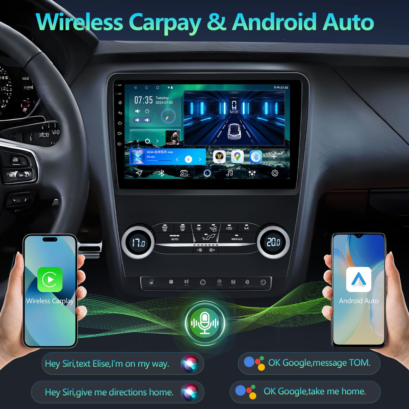 10.1″ For Ford Mustang 2010-2014 Android 13 Car Radio Stereo Carplay GPS Navi BT