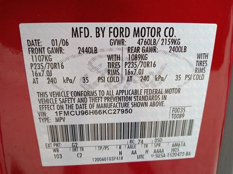 12-Disc Navigation Disc Set North America from 2006 FORD ESCAPE 9103524
