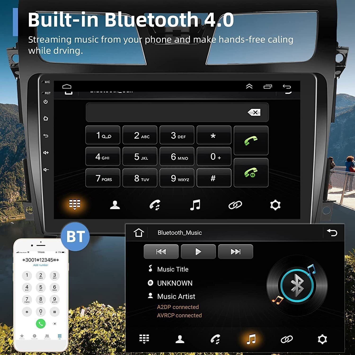 For 2013-2018 Nissan Teana CarPlay Android 13 Car Radio Stereo Navi Head Unit