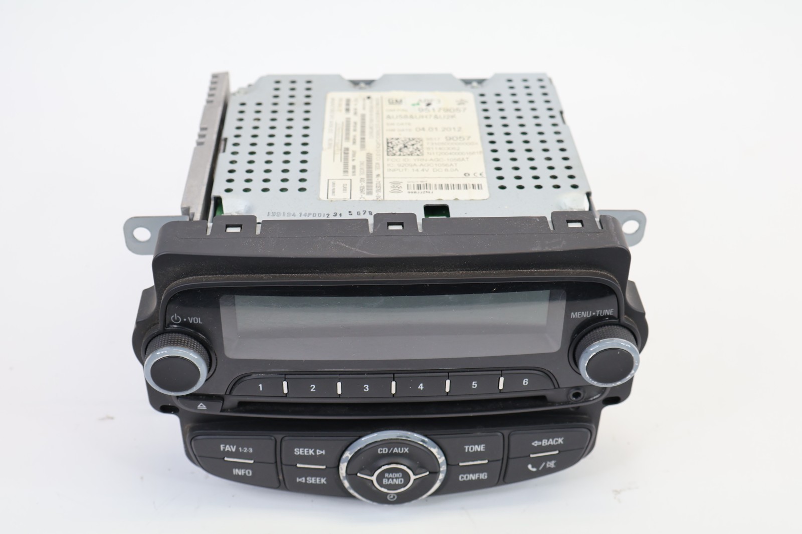 2012-2015 CHEVROLET SONIC RADIO CD PLAYER AM FM BLUETOOTH STEREO OEM 95179057