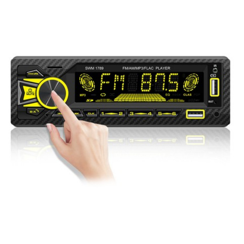 MP3 Player Car Stereo Radio BT In-dash Head Unit FM/AM/AUX W/USB Phone Charging